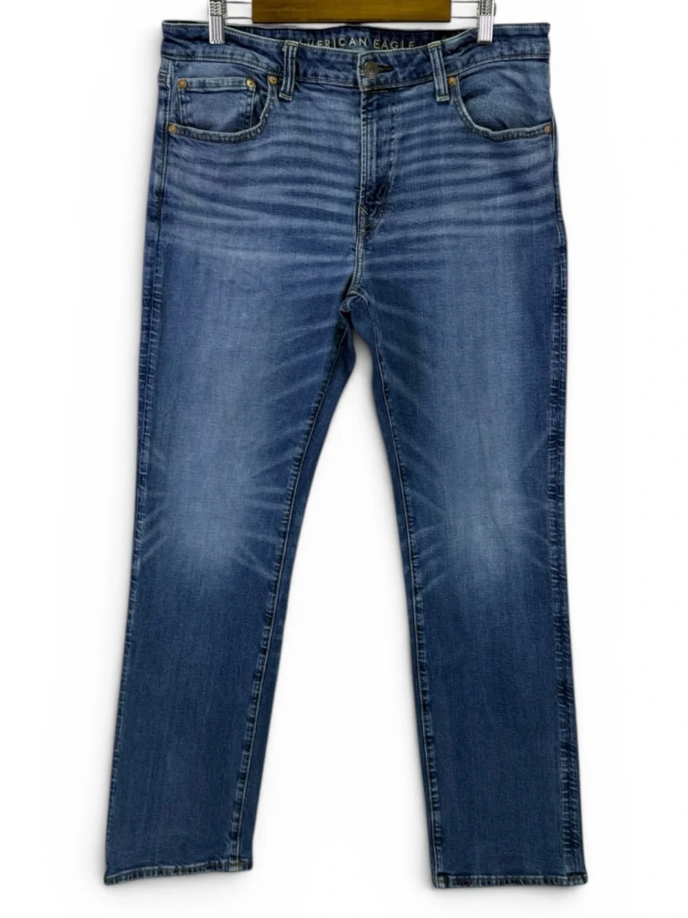 American Eagle Men's Original Bootcut Jeans Medium Wash Size 36x34